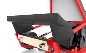 Rear Black Spoiler