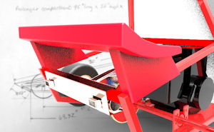 Red Rear Spoiler