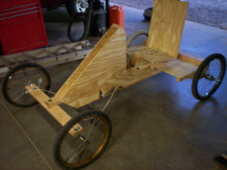 Want some pedal power for your wooden go-kart? at Kartbuilding Blog